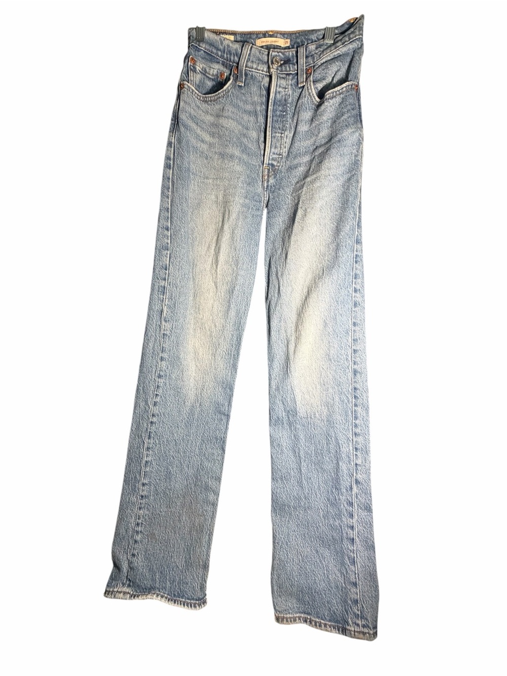 Levis Ribcage Straight-Leg Jeans Womens 25